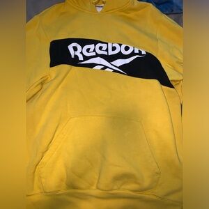Reebok Hoodie Yellow Size M